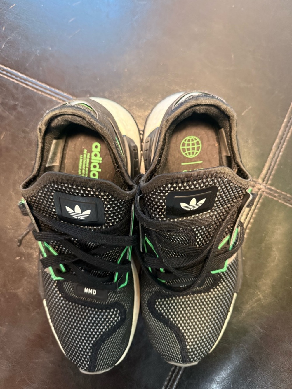 (Clearance) Adidas NMD G1 Originals Men's Size 7 Black White Green Running Shoes - Picture 3 of 11